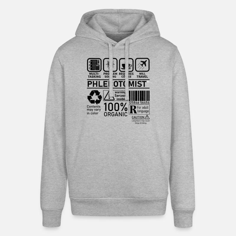 Phlebotomist multi tasking problem solving - Stanley/Stella SOUNDER Unisex Hoodie - heather grey