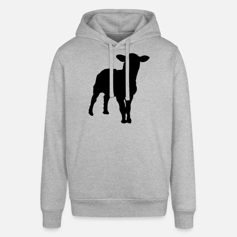 mouton sheep silhouette ombre shadow3 - Sweat à capuche SOUNDER Stanley/Stella Unisexe - gris chiné