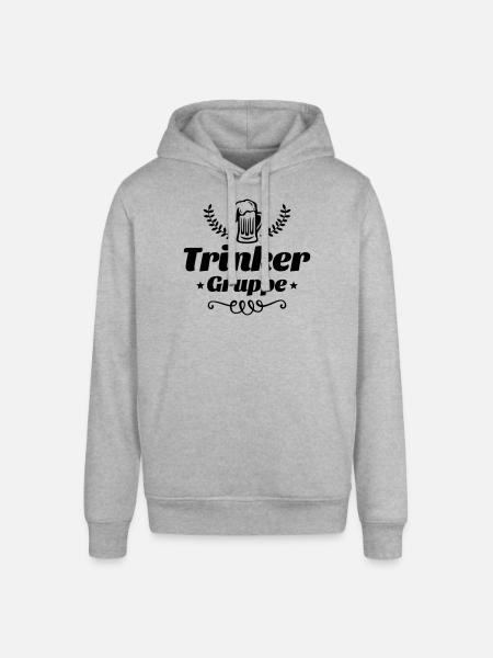 trinker gruppe bier - Stanley/Stella Unisex Hoodie SOUNDER - Grau meliert