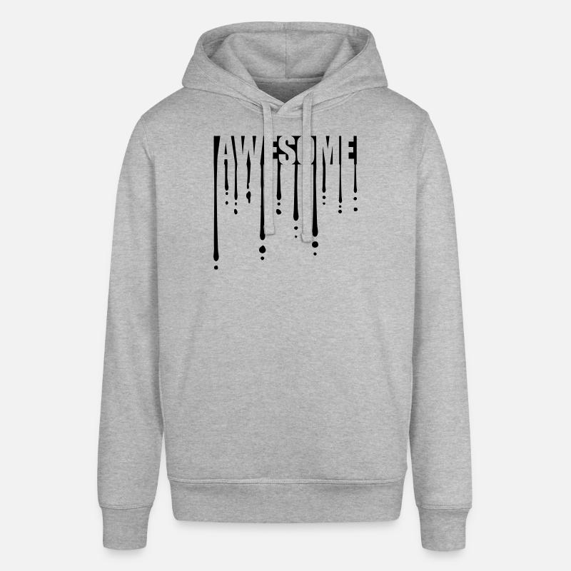 Laisse tomber des graffitis impressionnants - Sweat à capuche SOUNDER Stanley/Stella Unisexe - gris chiné