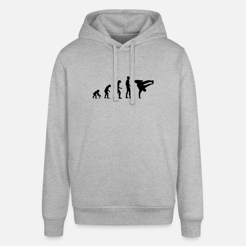 Breakdance Evolution Silhouette - Sweat à capuche SOUNDER Stanley/Stella Unisexe - gris chiné