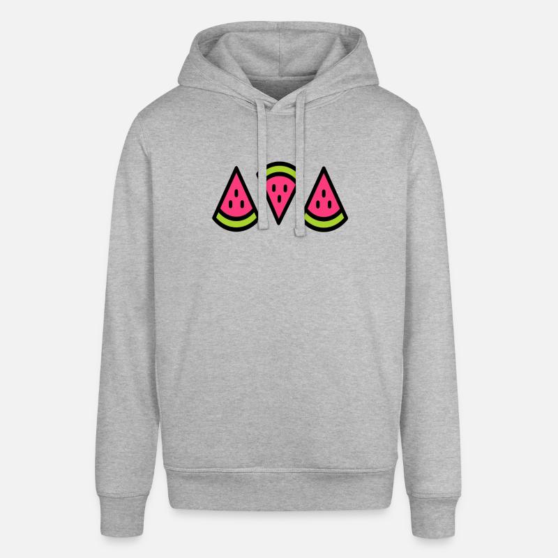 pastèque douce fruit de l'été - Sweat à capuche SOUNDER Stanley/Stella Unisexe - gris chiné