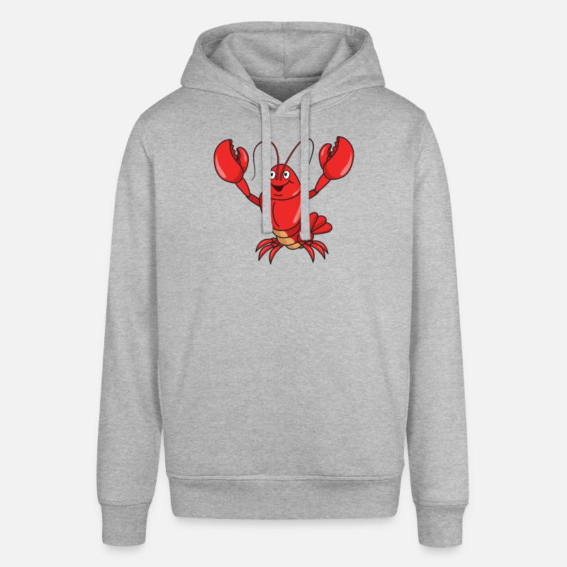 homard - Sweat à capuche SOUNDER Stanley/Stella Unisexe - gris chiné