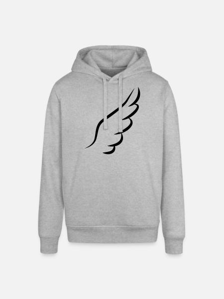 angel wings - Stanley/Stella SOUNDER Unisex Hoodie - heather grey