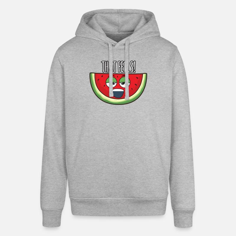 Pastèque amicale - Sweat à capuche SOUNDER Stanley/Stella Unisexe - gris chiné