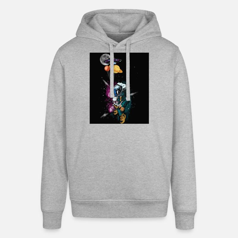Astronaute spatial - Sweat à capuche SOUNDER Stanley/Stella Unisexe - gris chiné