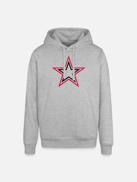stars - Stanley/Stella SOUNDER Unisex Hoodie - heather grey