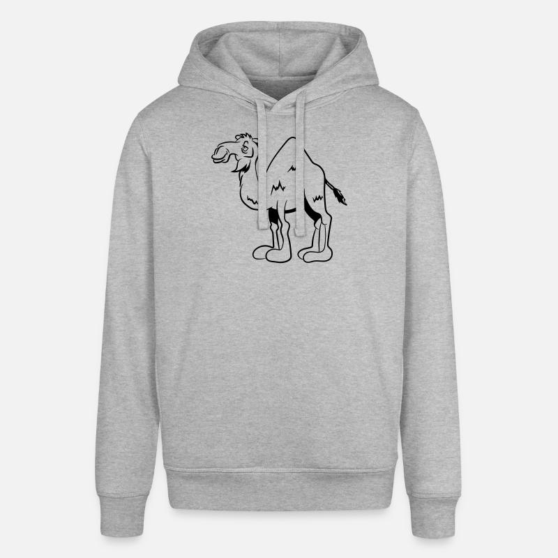 Camel drôle maladroit - Sweat à capuche SOUNDER Stanley/Stella Unisexe - gris chiné