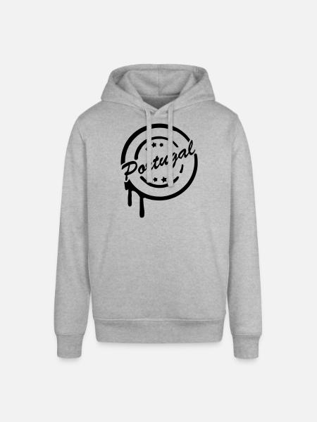 portugal___f1 - Stanley/Stella Uniseks biologische hoodie SOUNDER - grijs gemêleerd