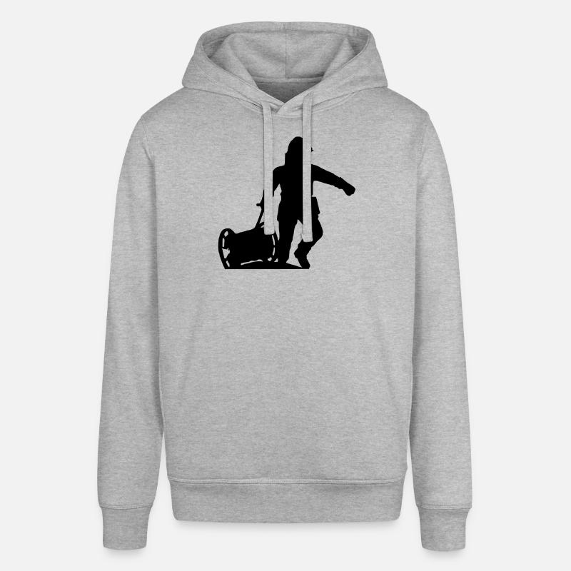 Sapeur Pompier avec dévidoir - Sweat à capuche SOUNDER Stanley/Stella Unisexe - gris chiné