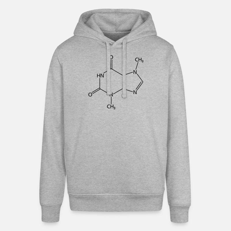 Molécule de chocolat - Sweat à capuche SOUNDER Stanley/Stella Unisexe - gris chiné