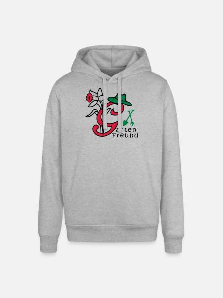 Garten, Buchstabe G, Natur - Stanley/Stella Unisex Hoodie SOUNDER - Grau meliert