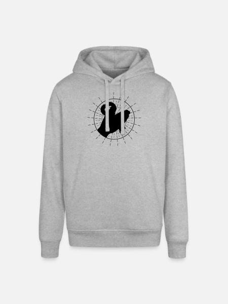 key to your heart - Stanley/Stella SOUNDER Unisex Hoodie - heather grey