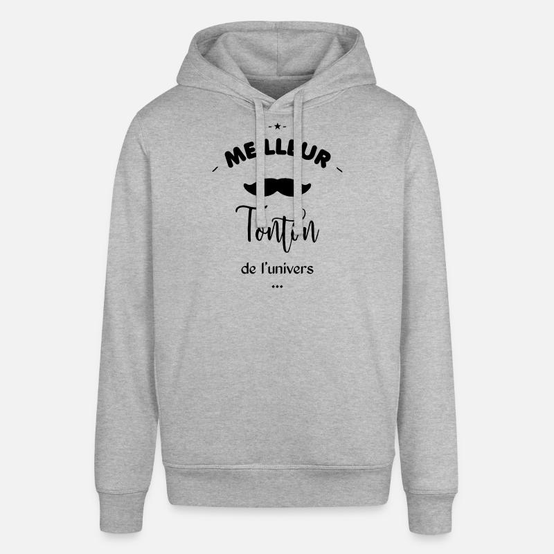 Meilleur tonton - Sweat à capuche SOUNDER Stanley/Stella Unisexe - gris chiné