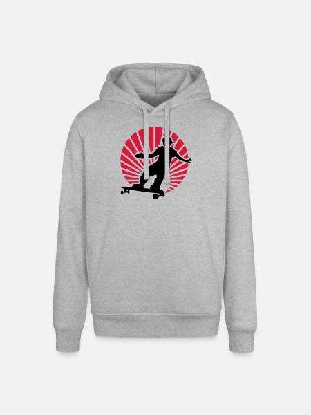 longboard - Stanley/Stella SOUNDER Unisex Hoodie - heather grey