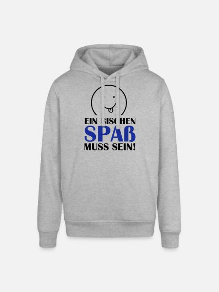 (spass_muss_sein_02) - Stanley/Stella Unisex Hoodie SOUNDER - Grau meliert