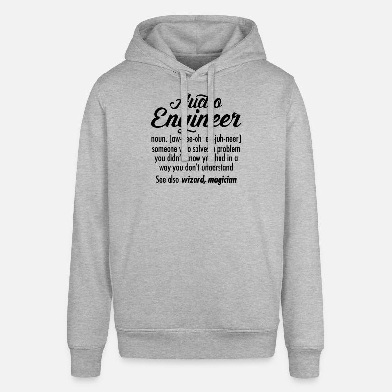 Audio Engineer - Definition - Sweat à capuche SOUNDER Stanley/Stella Unisexe - gris chiné