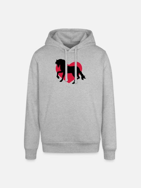Pferd Liebe - Stanley/Stella Unisex Hoodie SOUNDER - Grau meliert