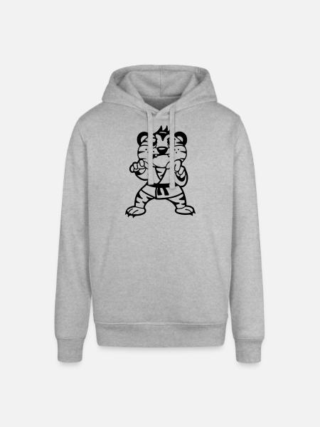Judotiger - Stanley/Stella Unisex Hoodie SOUNDER - Grau meliert