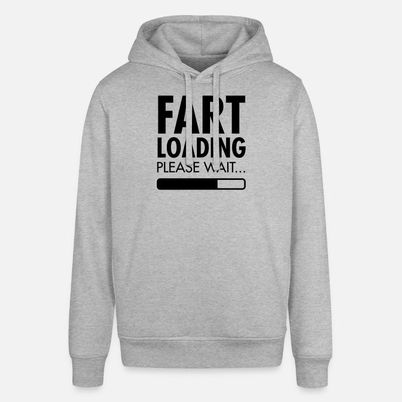 Fart Loading - Please Wait - Felpa con cappuccio unisex SOUNDER di Stanley/Stella - grigio melange