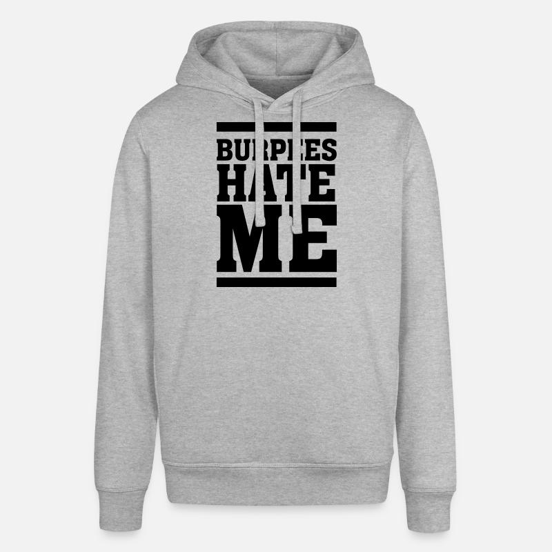 Burpees Hate Me - Sweat à capuche SOUNDER Stanley/Stella Unisexe - gris chiné