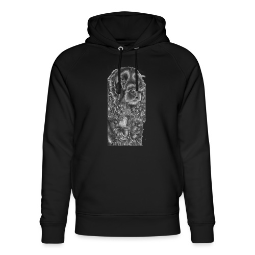 cockerSpaniel black - M - Stanley/Stella økologisk unisex-hoodie