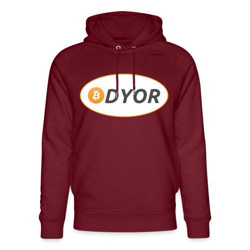 DYOR - option 2 - Stanley/Stella Unisex Organic Hoodie