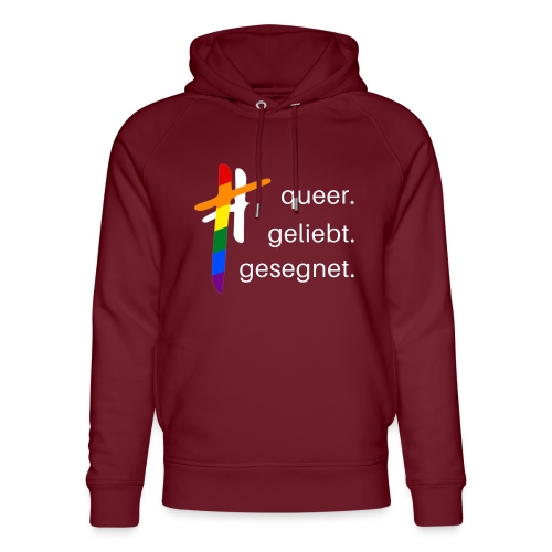 queer.geliebt.gesegnet - Stanley/Stella Unisex Bio-Hoodie