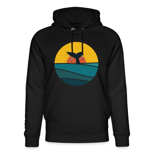 Whale in the sun eroded - Stanley/Stella Uniseks bio-hoodie