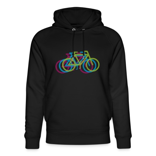 Drei Fahrräder - Stanley/Stella Unisex Bio-Hoodie