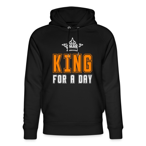 King for a day - Uniseks bio-hoodie van Stanley & Stella