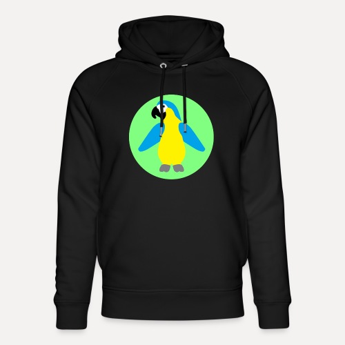 Yellow-breasted Macaw - Unisex Organic Hoodie by Stanley & Stella
