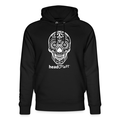 Skull & Logo white - Stanley/Stella Unisex Bio-Hoodie