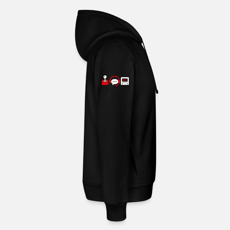 Retro controller, PC and headset - Stanley/Stella SOUNDER Unisex Hoodie - black