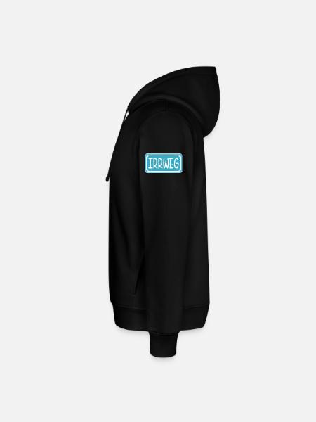 Irrweg Schild - Stanley/Stella Unisex Hoodie SOUNDER - Schwarz