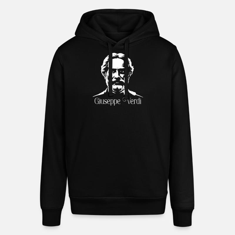 Giuseppe Verdi Compositeur Silhouette Art - Sweat à capuche SOUNDER Stanley/Stella Unisexe - noir