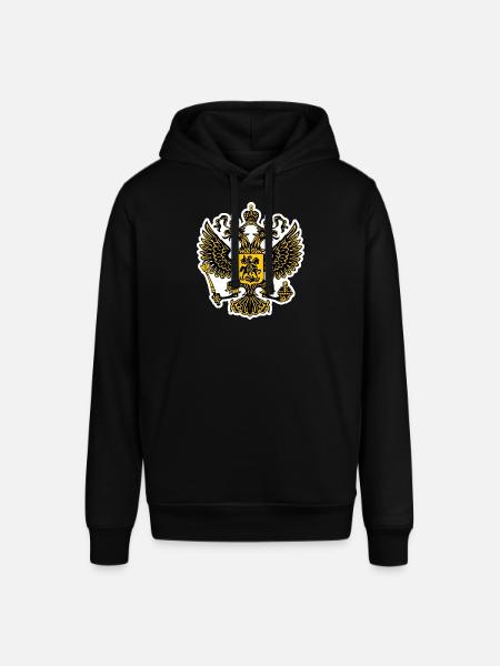 wappen-von-russland - Stanley/Stella Unisex Hoodie SOUNDER - Schwarz