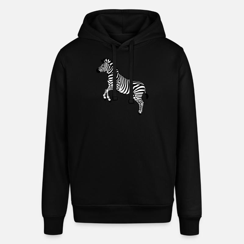 zebra Botswana Zèbre des plaines - Sweat à capuche SOUNDER Stanley/Stella Unisexe - noir