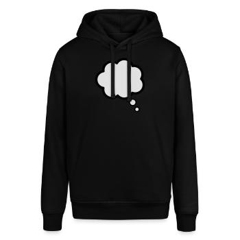 Denken - Stanley/Stella Unisex Hoodie SOUNDER - Schwarz - Vorne - Alina (178cm) & Michal (187cm)