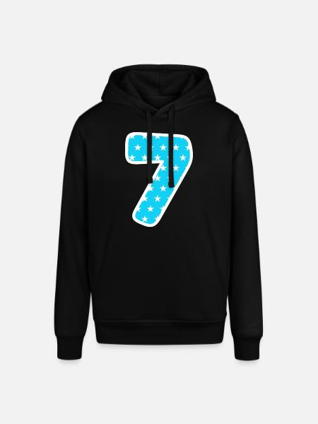 Numéro 7 - Sweat à capuche SOUNDER Stanley/Stella Unisexe - noir
