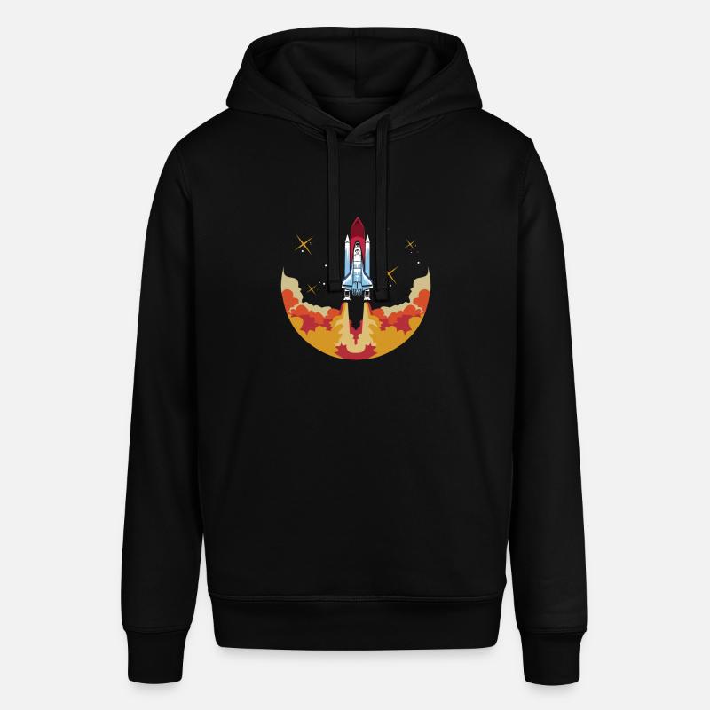 Space shuttle launch Astronaut - Stanley/Stella Unisex Hoodie SOUNDER - Schwarz