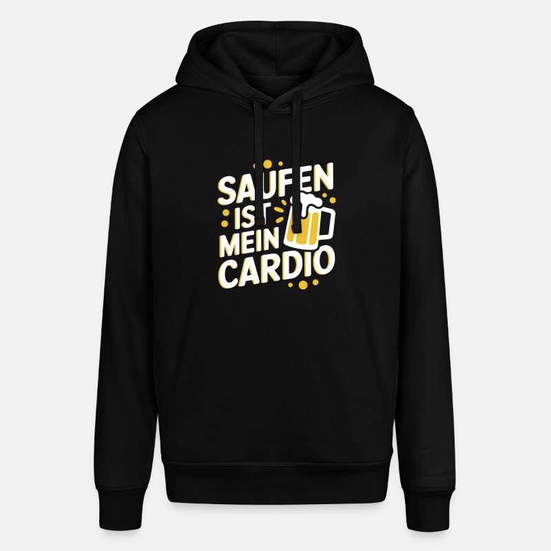 Boire est mon cardio - Sweat à capuche SOUNDER Stanley/Stella Unisexe - noir