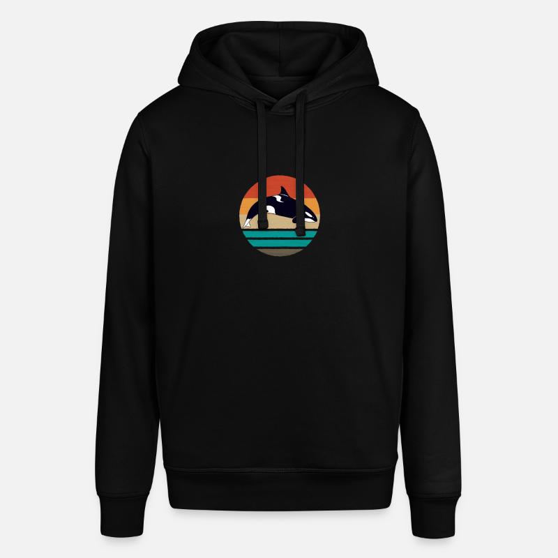 Conception d'orque mignonne - Sweat à capuche SOUNDER Stanley/Stella Unisexe - noir