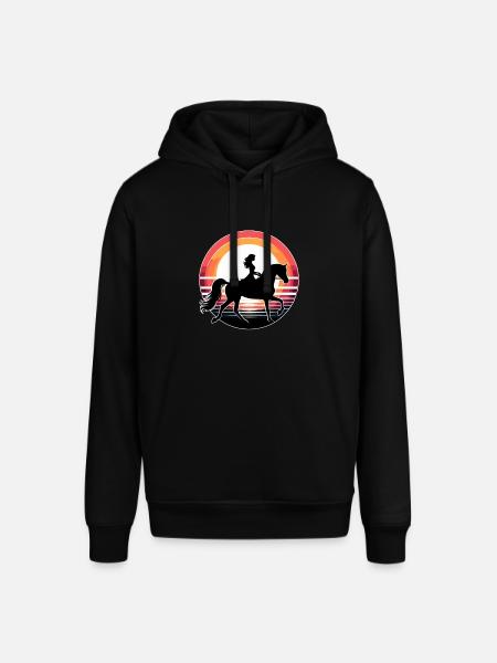 Arabisches Pferd Mädchen - Stanley/Stella Unisex Hoodie SOUNDER - Schwarz
