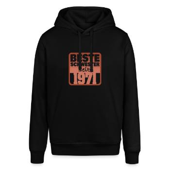 Siblings 1971 - Stanley/Stella SOUNDER Unisex Hoodie - black - Front - Alina (178cm) & Michal (187cm)