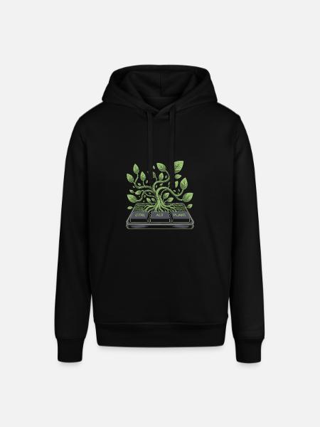ctrl alt plant garden design - Stanley/Stella SOUNDER Unisex Hoodie - black