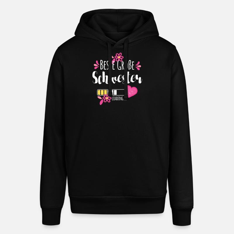 Beste Große Schwester Loading - Stanley/Stella Unisex Hoodie SOUNDER - Schwarz