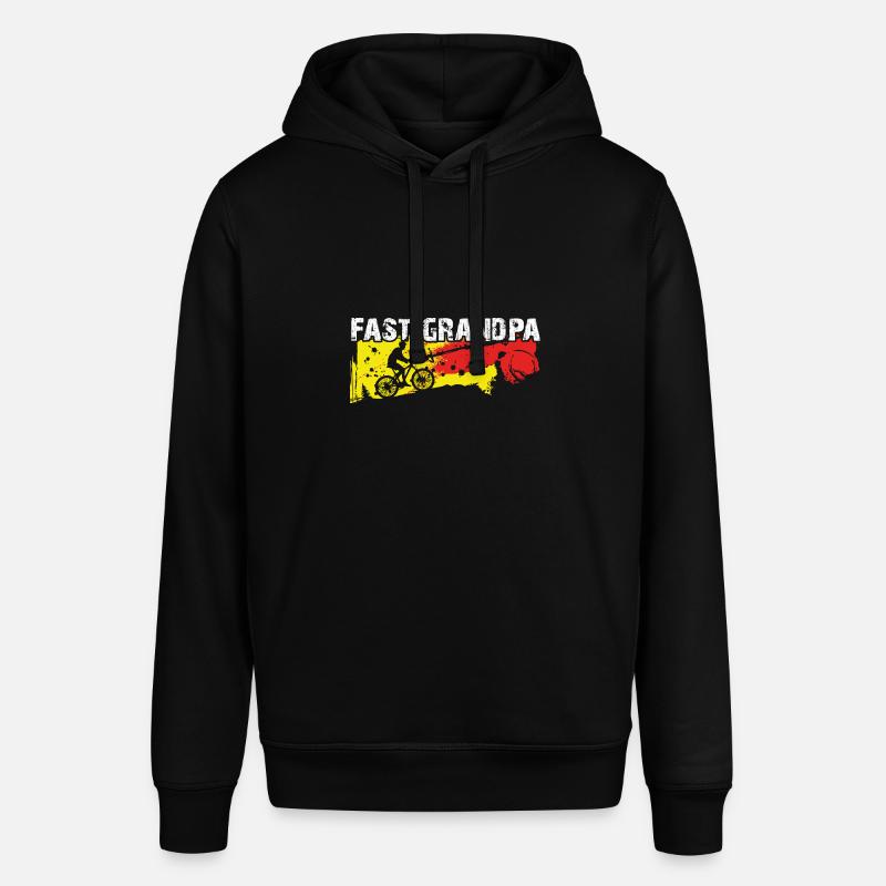 Papi rapide sur le vélo - Sweat à capuche SOUNDER Stanley/Stella Unisexe - noir