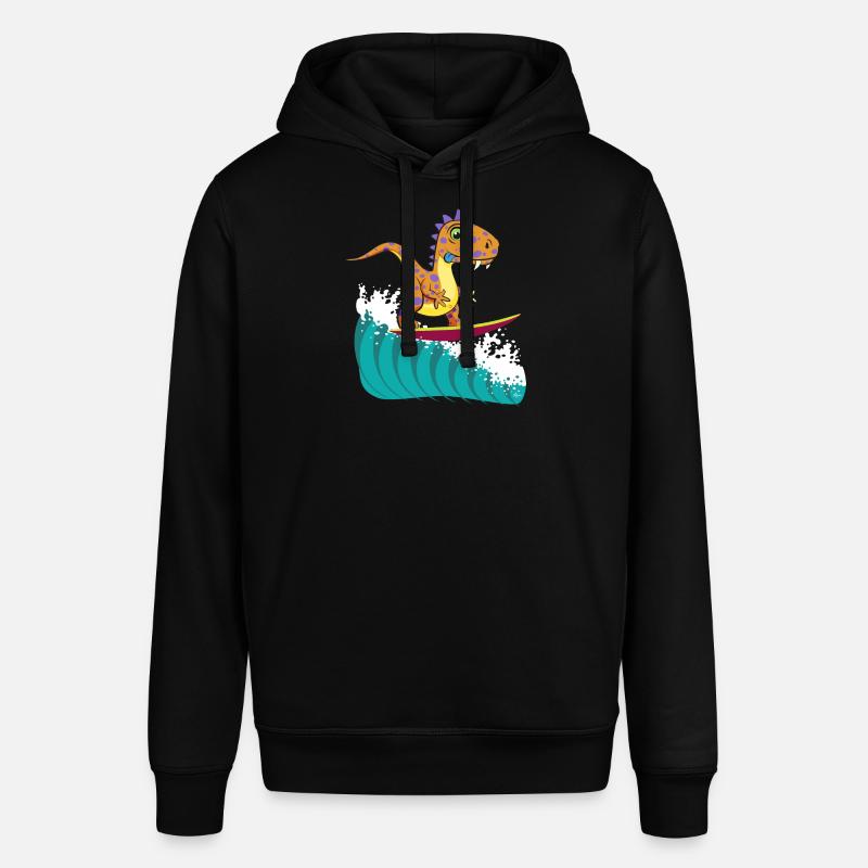 dino surf cool #2 - Sweat à capuche SOUNDER Stanley/Stella Unisexe - noir