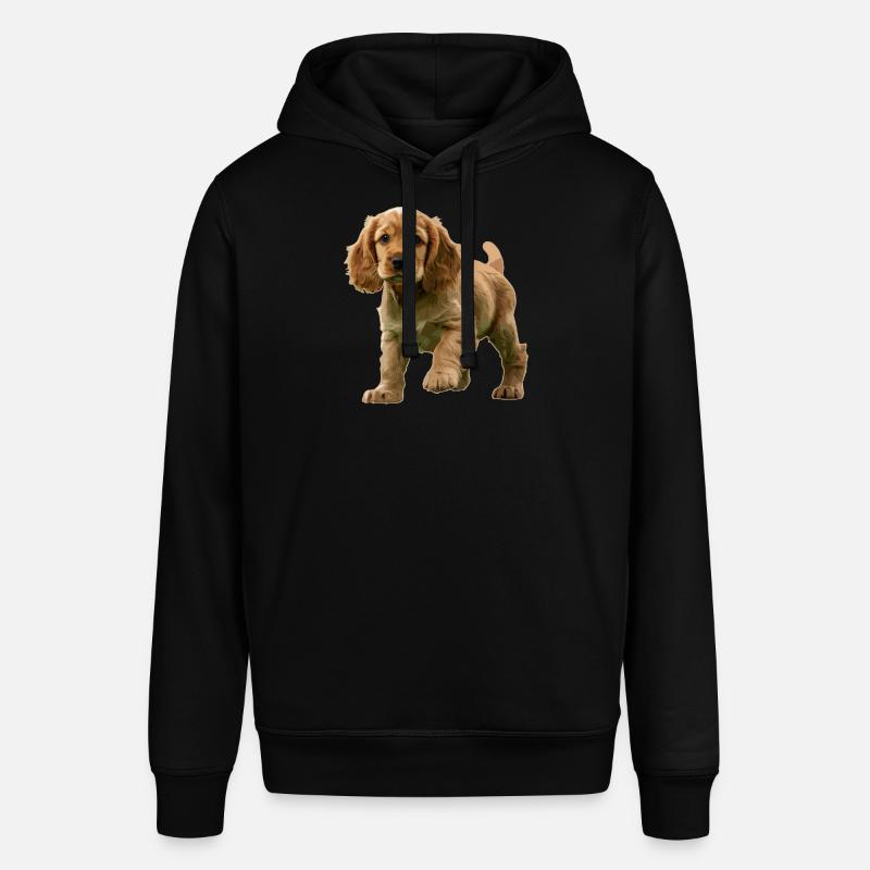 Chiot Cocker Spaniel - Sweat à capuche SOUNDER Stanley/Stella Unisexe - noir